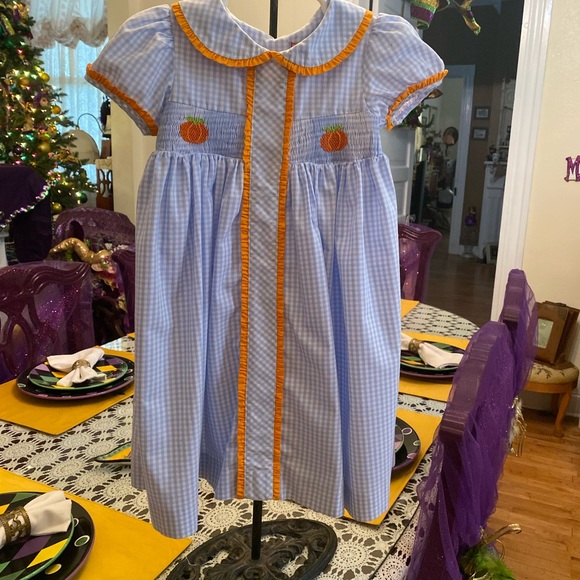 Bella Mia Kids Smocked Toddler Girls Dress size 4T - Picture 15 of 16